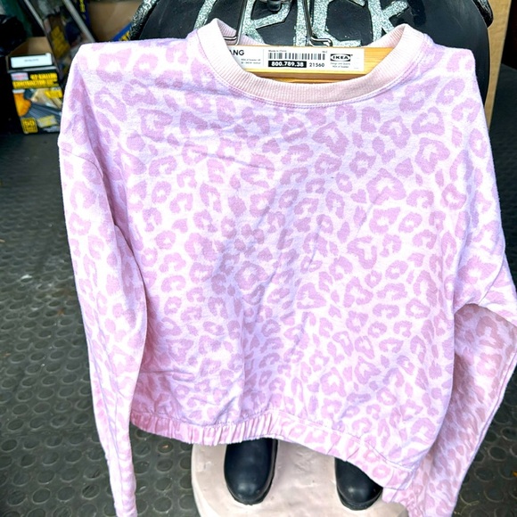 Girls active long sleeve animal print sweatshirt - Picture 1 of 5